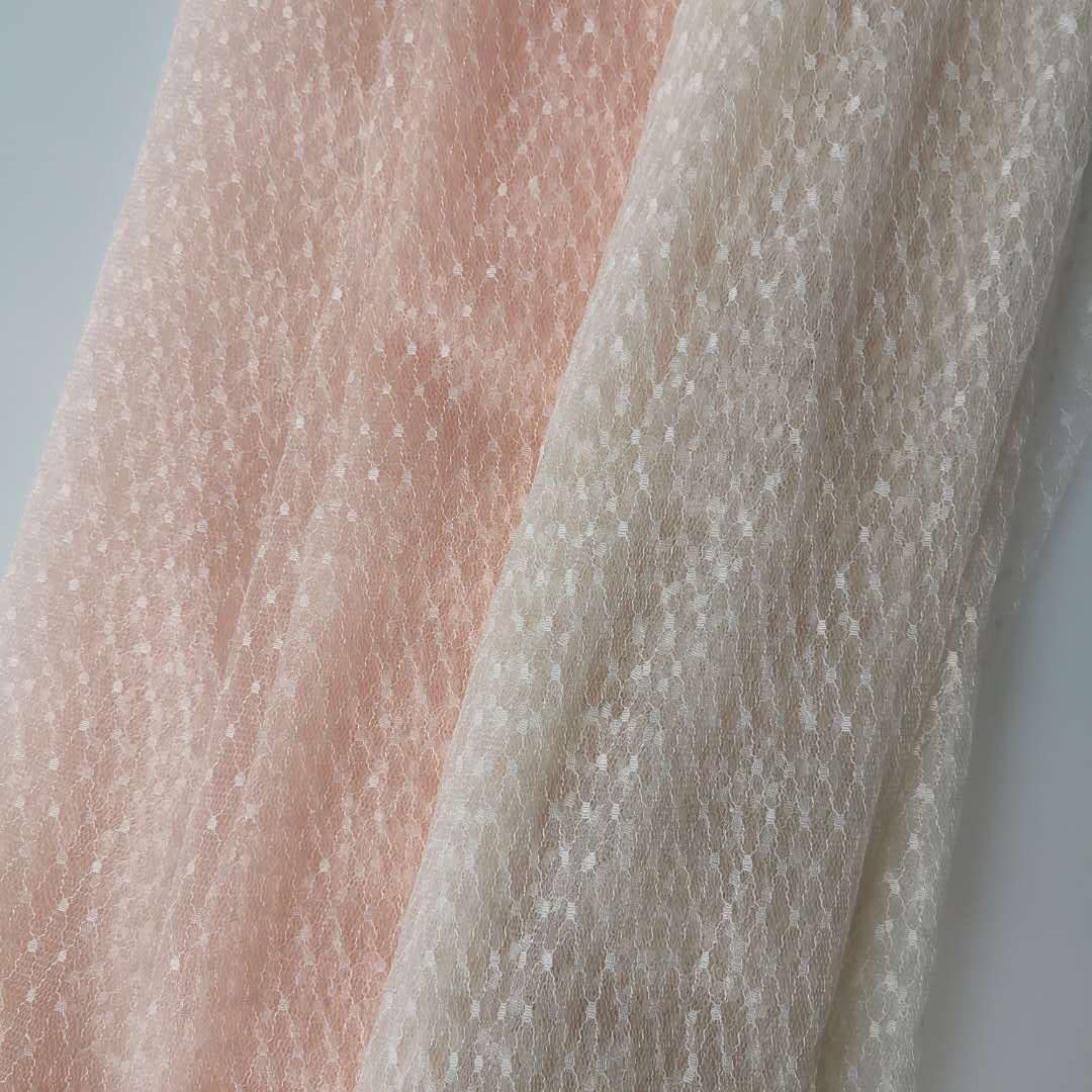 热销款好品质锦涤菱形小圆点手泡网网纱 质感柔软 纱裙面料 现货