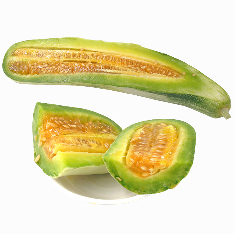 山东羊角蜜甜瓜小菜瓜当季新鲜水果净重5斤包邮羊角脆瓜香瓜蜜瓜