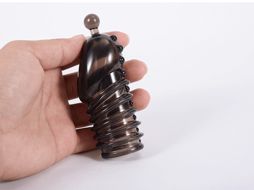 男用狼牙套加长加粗延时水晶套成人情趣用品外贸批发