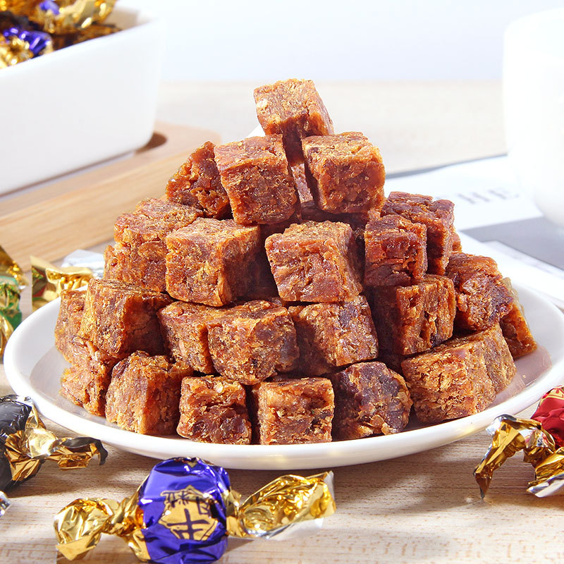 盛华园揭阳特产小吃肉粒零食牛肉粒货源散装糖果香酥牛肉粒