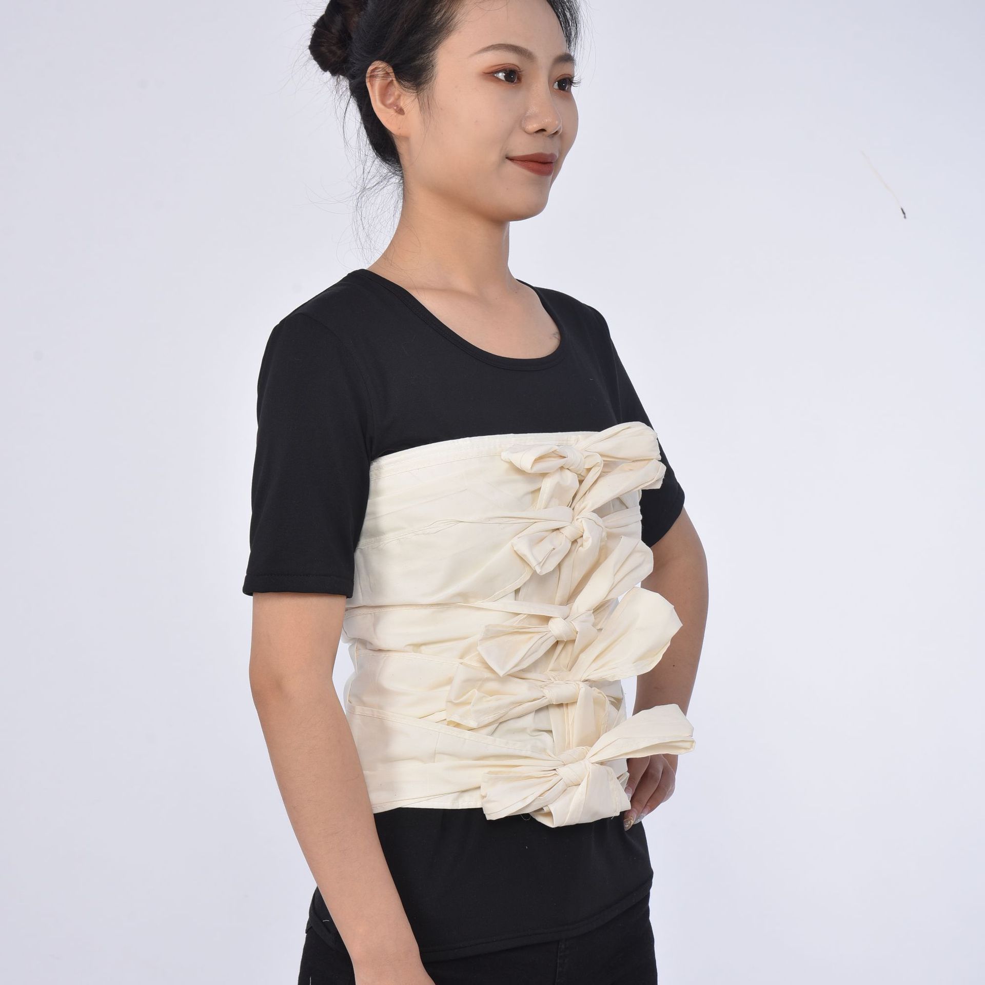 多头肩带 腹带 胸带 产后收腹手术后绑带多头腹带胸腹部固定带