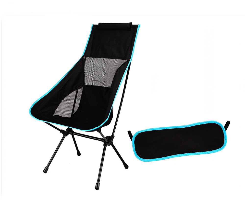 户外便捷式手提折叠太空椅 超轻创意沙滩椅带靠背野营钓鱼椅定制