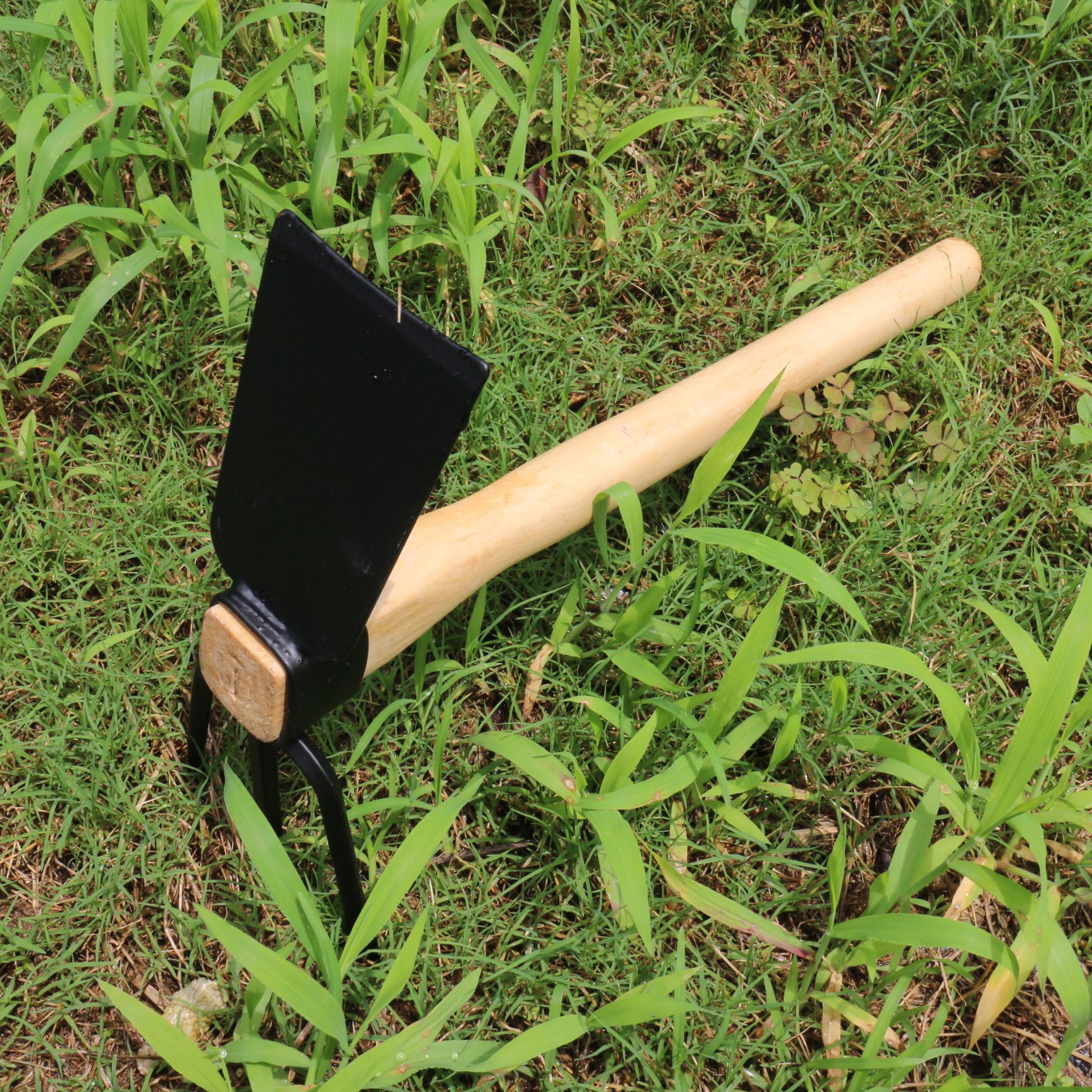 厂家直销园艺农用双用木柄两用镐锄种地种菜花锄小锄头铁铲除草