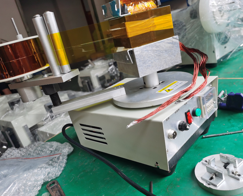 tm-1000r加大产品包胶机磁芯包胶机磁环线圈外围胶带半自动包胶机