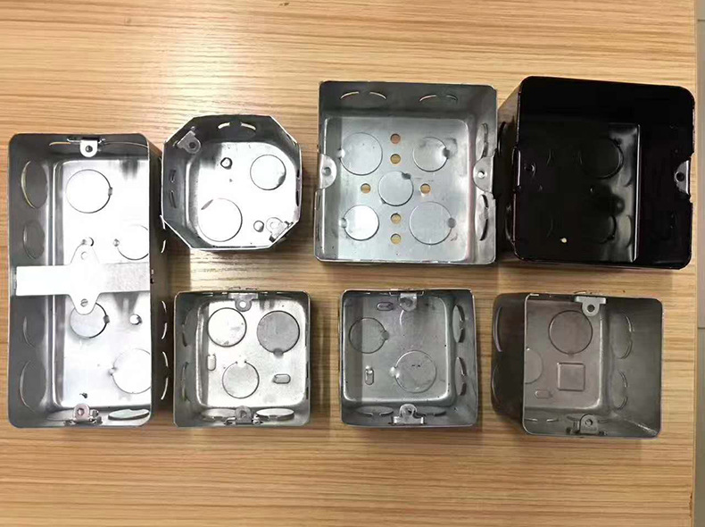 镀锌接线盒86铁线金属线盒连体插座暗盒开关金属接线方盒可定制