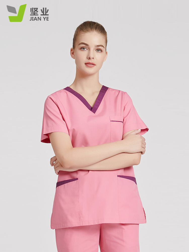 坚业护士服洗手衣套装医生手术室刷手衣服定制隔离衣牙医诊所制服