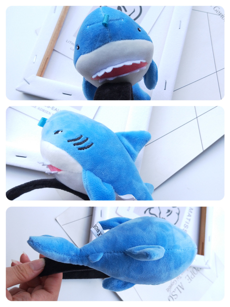 小鲨鱼发箍女可爱卖萌洗脸头饰搞怪抖音网红2020新款卡通公仔发卡