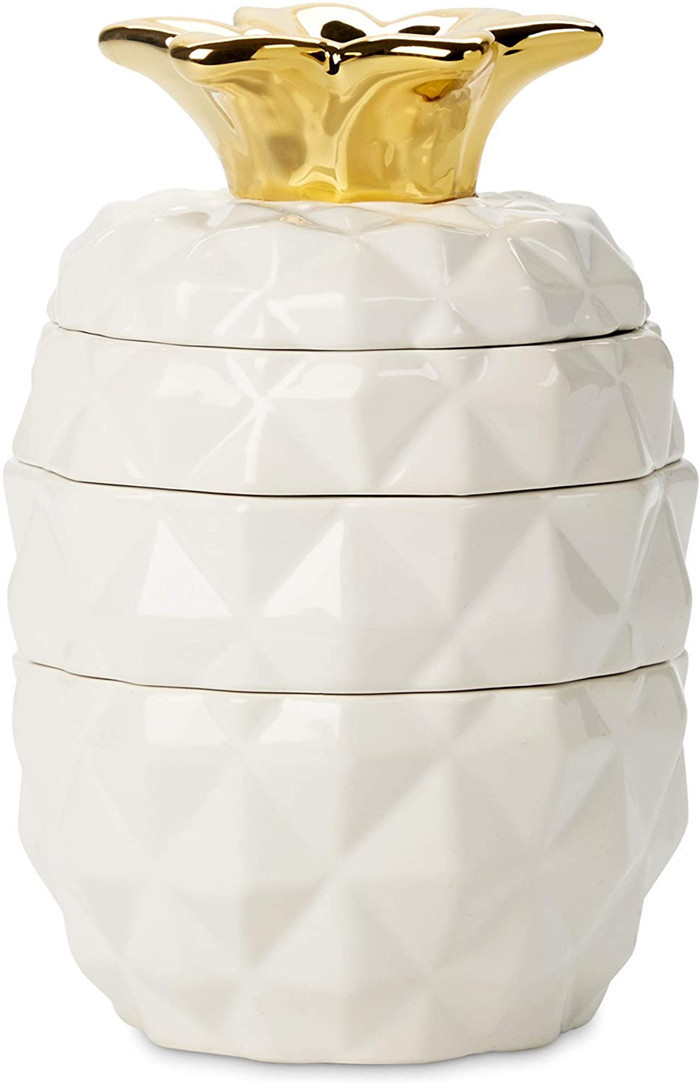 pineappleshapedceramicmeasuringcups玻璃形状陶瓷量升杯子