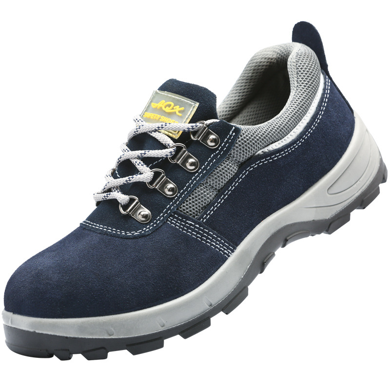 跨境劳保鞋男 防砸防刺穿工作鞋 钢包头轻便休闲登山运动安全鞋