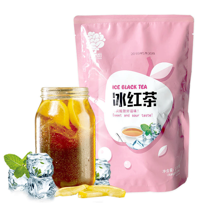 速溶冰红茶粉红茶味果汁粉茶味饮料冲剂 夏季冲饮粉果汁饮品
