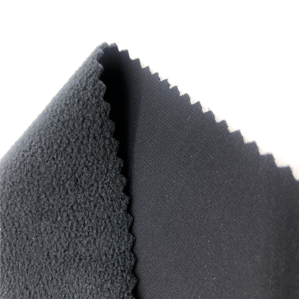 厂家直销三防运动服面料 复合绒布 登山服