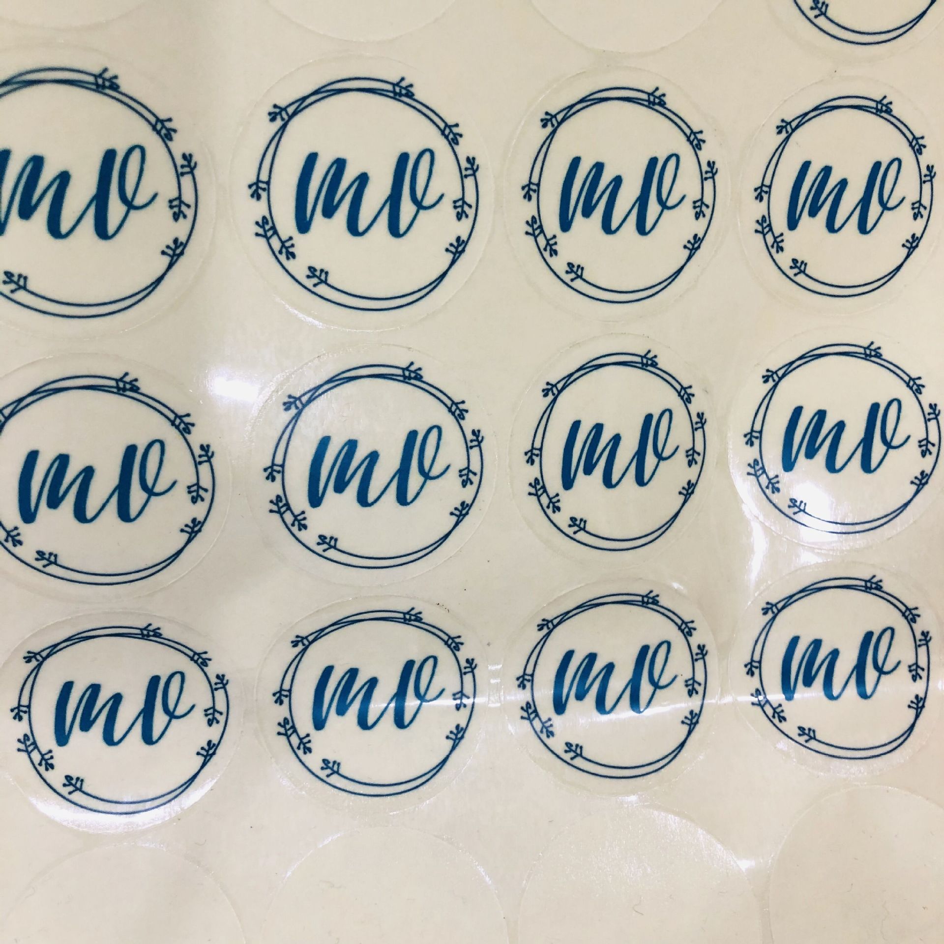 不干胶贴 定制logo 睫毛盒子不干胶贴 工厂定制 纸质不干胶贴