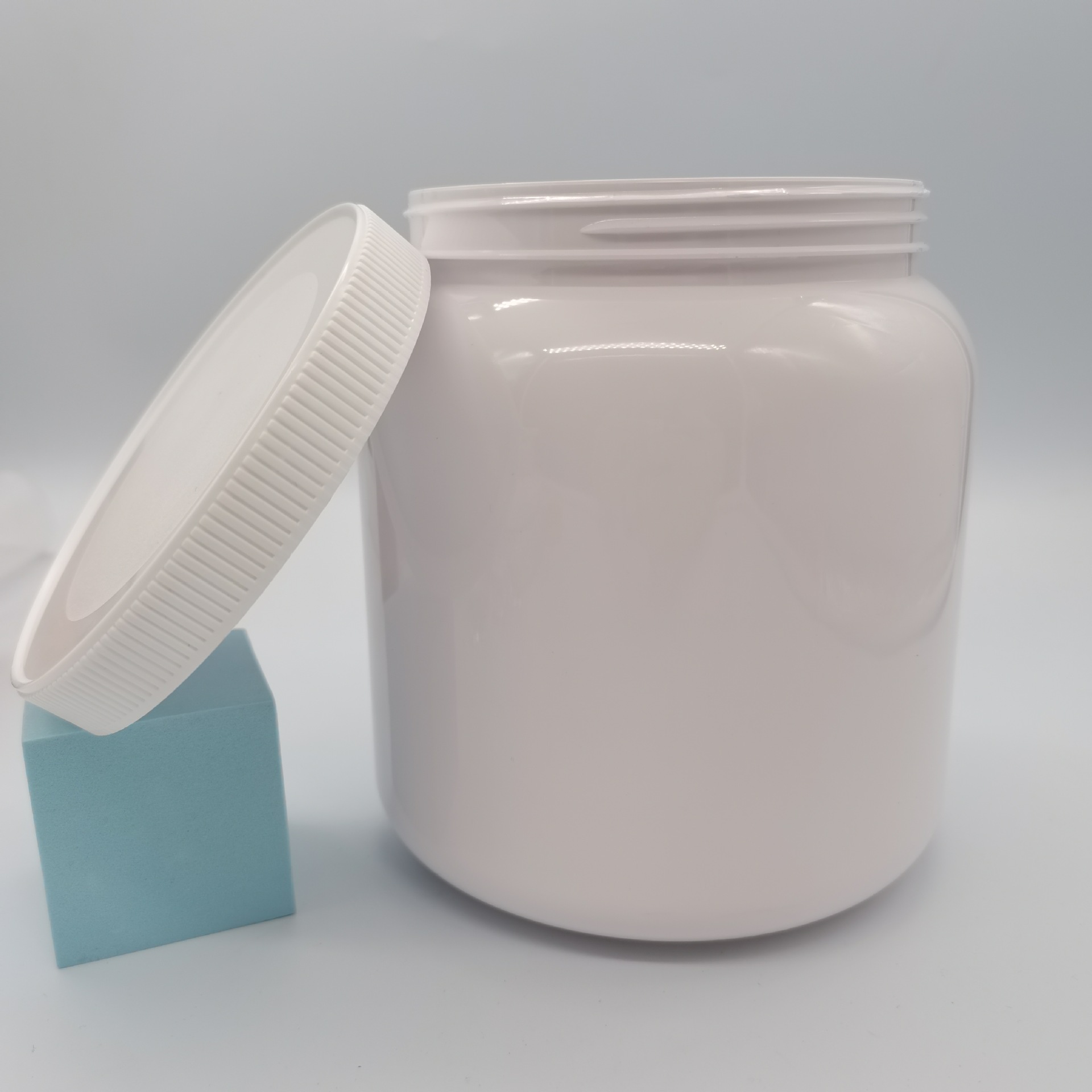 可定制2200ml pet塑料罐子蛋白粉罐 120口 2升塑料羊奶粉罐子