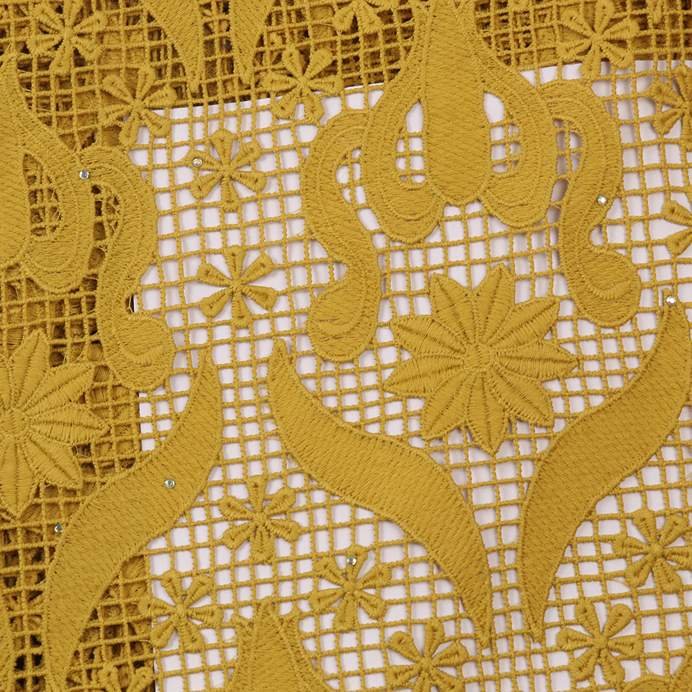 绣花布珠片布亮片绣电脑刺绣非洲花边african net lace