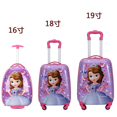 Cartoon Children's Trolley Case 16-Inch 18-Inch Boys and Girls Student Universal Wheel Suitcase Luggage Printable Logo