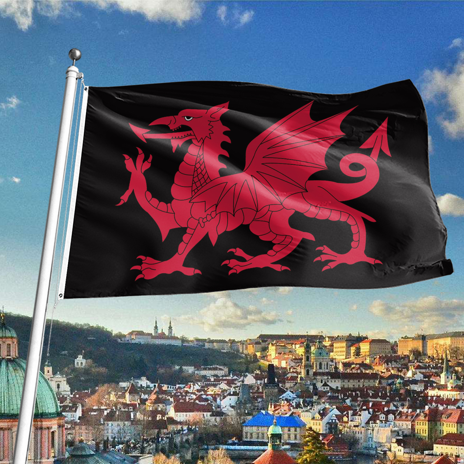 威尔士黑色旗共和运动 welsh republican movement 威尔士国旗