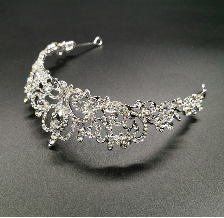 cq新娘皇冠欧美复古水大王冠头饰发饰配饰饰品皇冠跨境热款批发