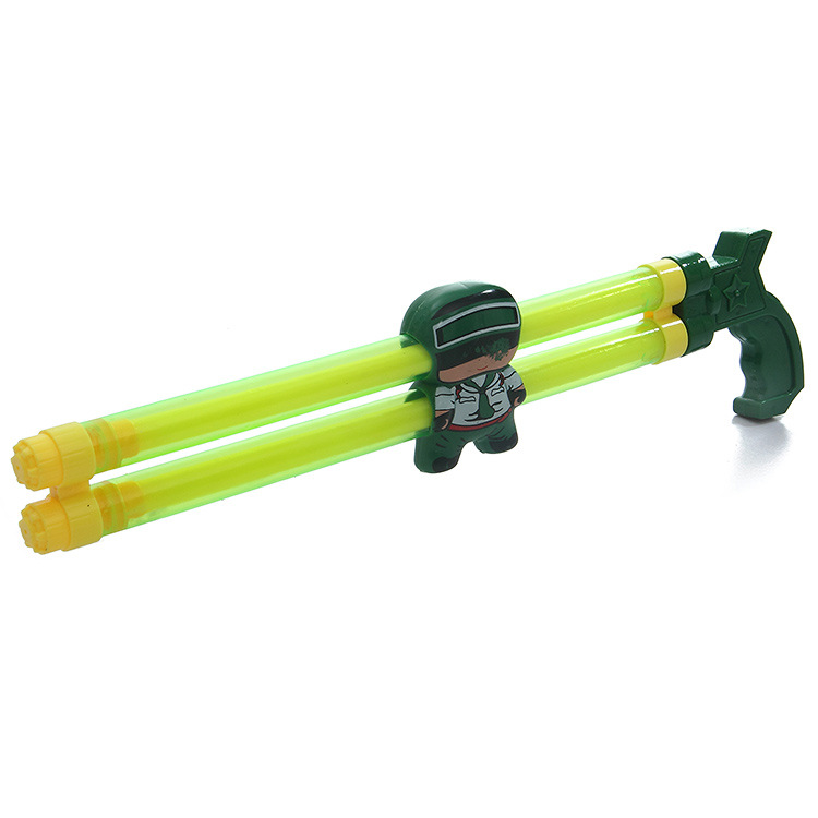 厂家直销 儿童新款40cm抽拉式双管水炮漂流水枪 热卖沙滩戏水玩具