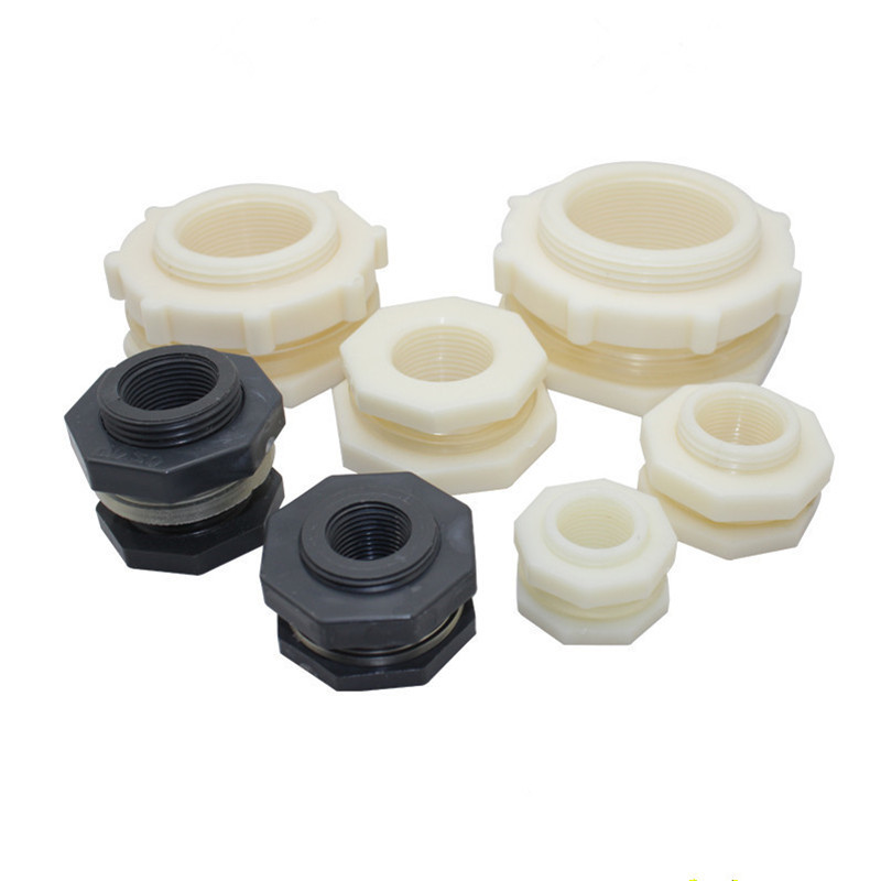 水箱出水口接头排水加长防水水塔鱼缸配件塑料穿板水池水桶内外丝