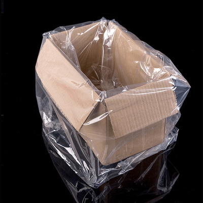 现货平口塑料袋批发 一次性薄膜袋透明 大中小号高压pe袋图标印刷