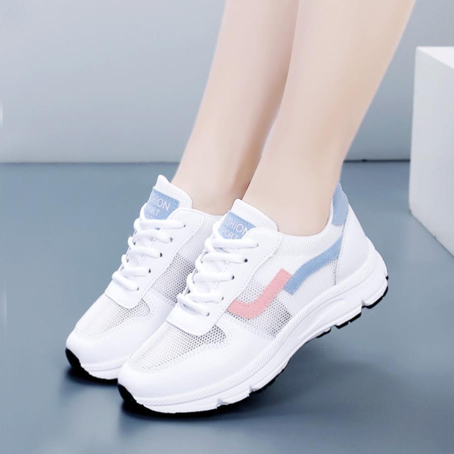 女鞋夏季透气运动鞋女网鞋跑步鞋休闲白女韩版小面鞋旅游鞋子新款