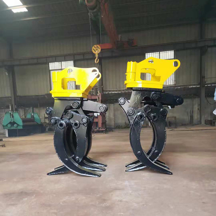 厂家供应液压360度旋转夹木器抓钢机使用灵活可定制