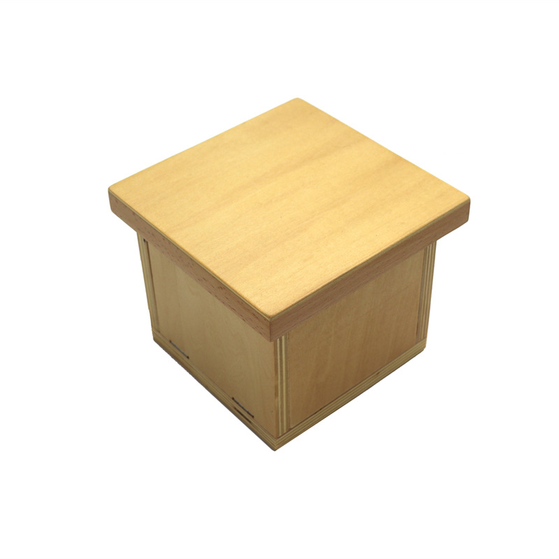 蒙台梭利立方体积木榉木教具立体几何模型正方体幼儿园儿童学具