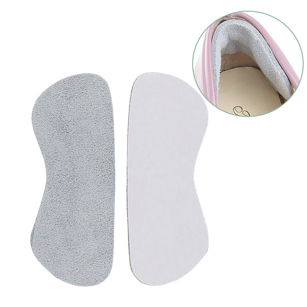 毛牛皮绒面后跟帖防磨脚高跟鞋防掉跟防滑厚款减震缓压后跟帖批发