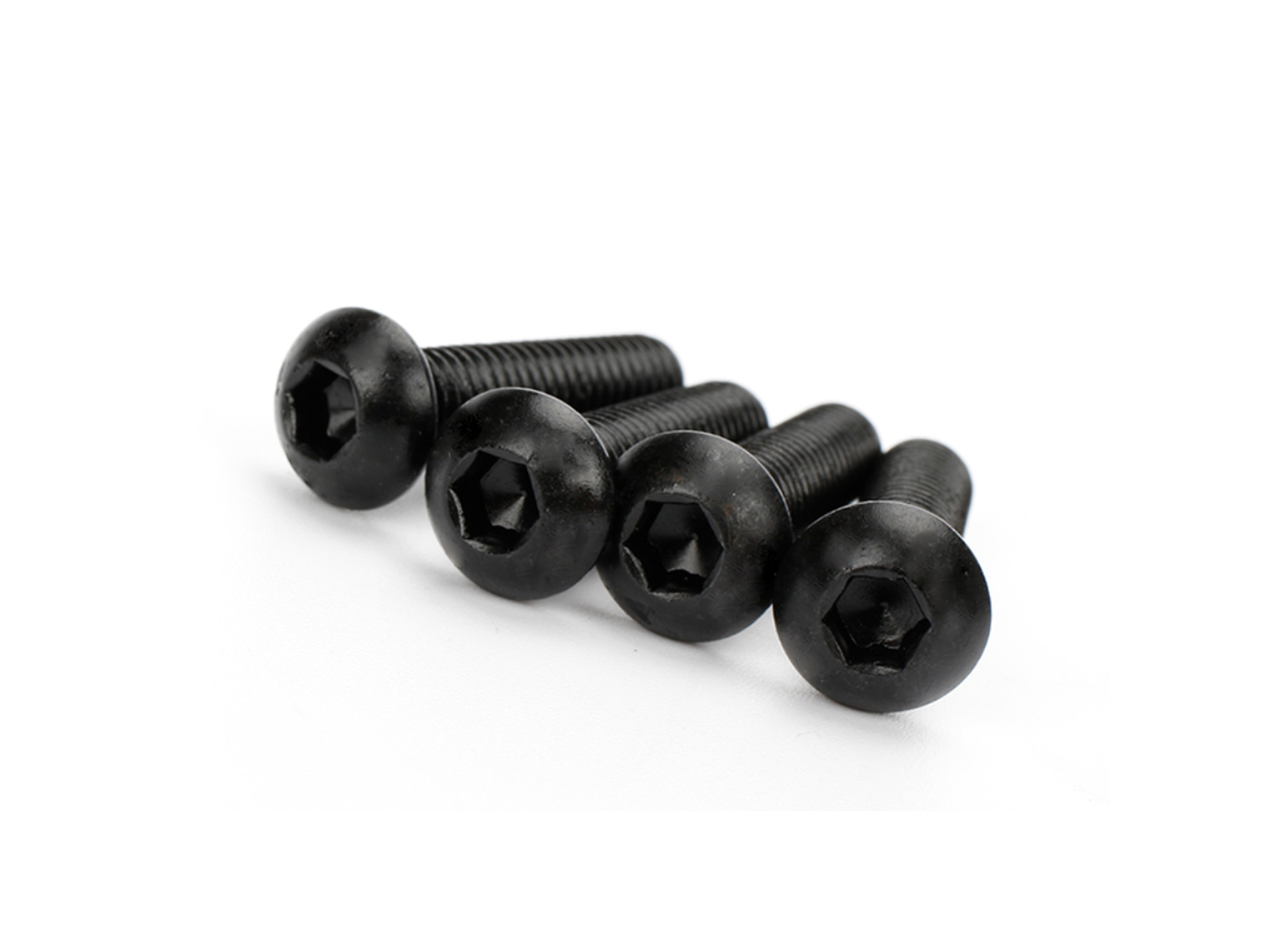 9级半圆头盘头内六角螺丝发黑镀锌 m6 m8 m10 iso7380