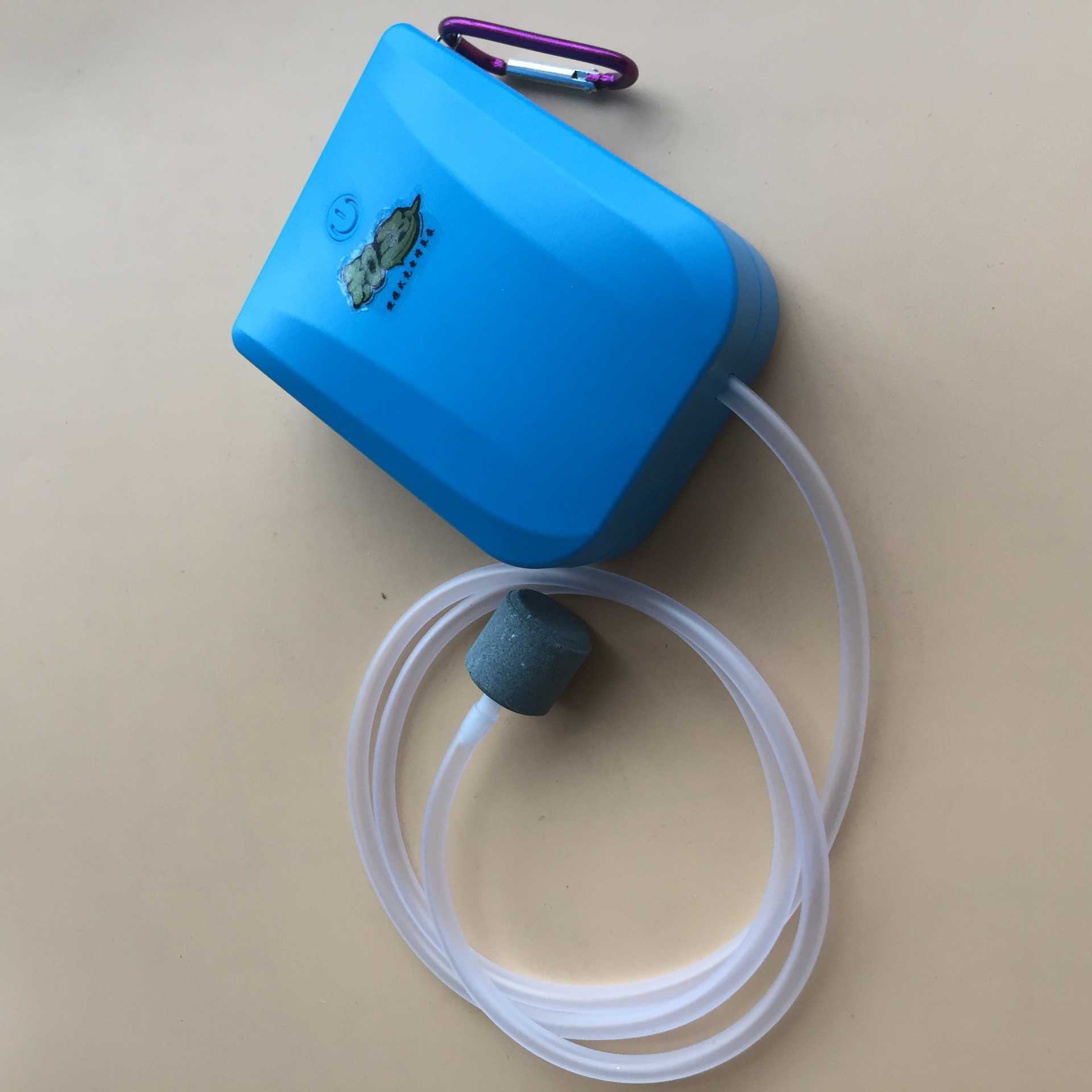 充电款增氧泵水族鱼缸增氧泵交直流两用氧气泵户外钓鱼小型增氧机