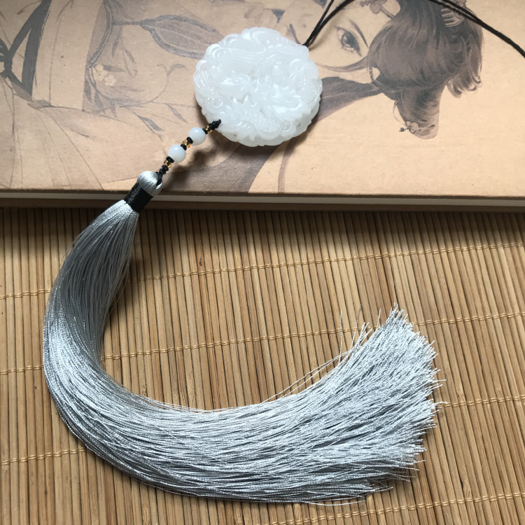 古风汉服龙凤呈祥玉佩流苏腰佩吊坠禁步挂件玉坠旗袍压襟挂饰批发