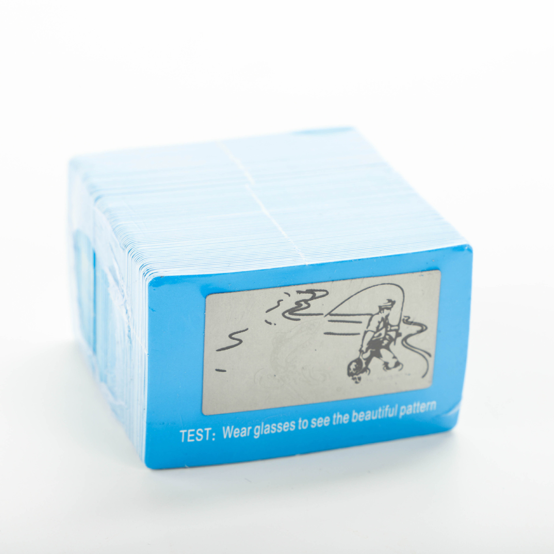 偏光测试卡太阳镜测试卡司机镜测试纸眼镜配件钓鱼儿图案厂家批发