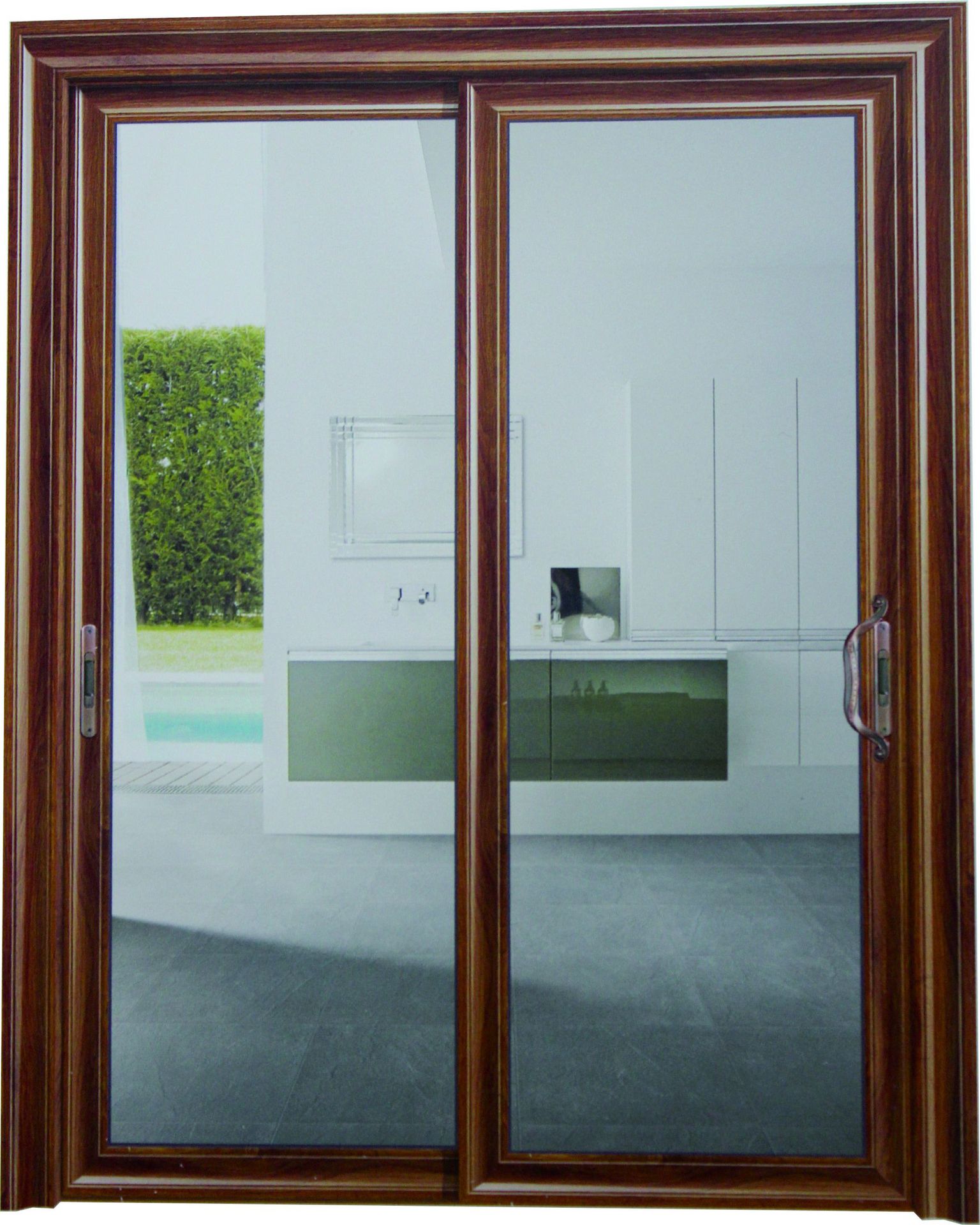 重型推拉门客厅铝合金推拉移门阳台推拉隔音钢化玻璃移动门