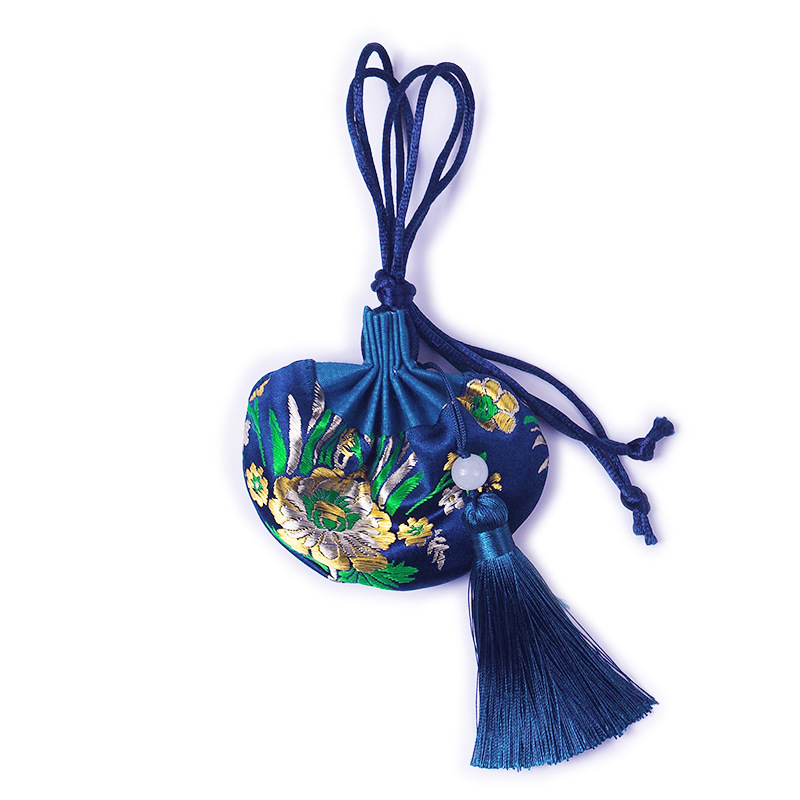 悦绣江南汉服束口香囊 端午节中国龙仿真丝提花小香包空袋荷包