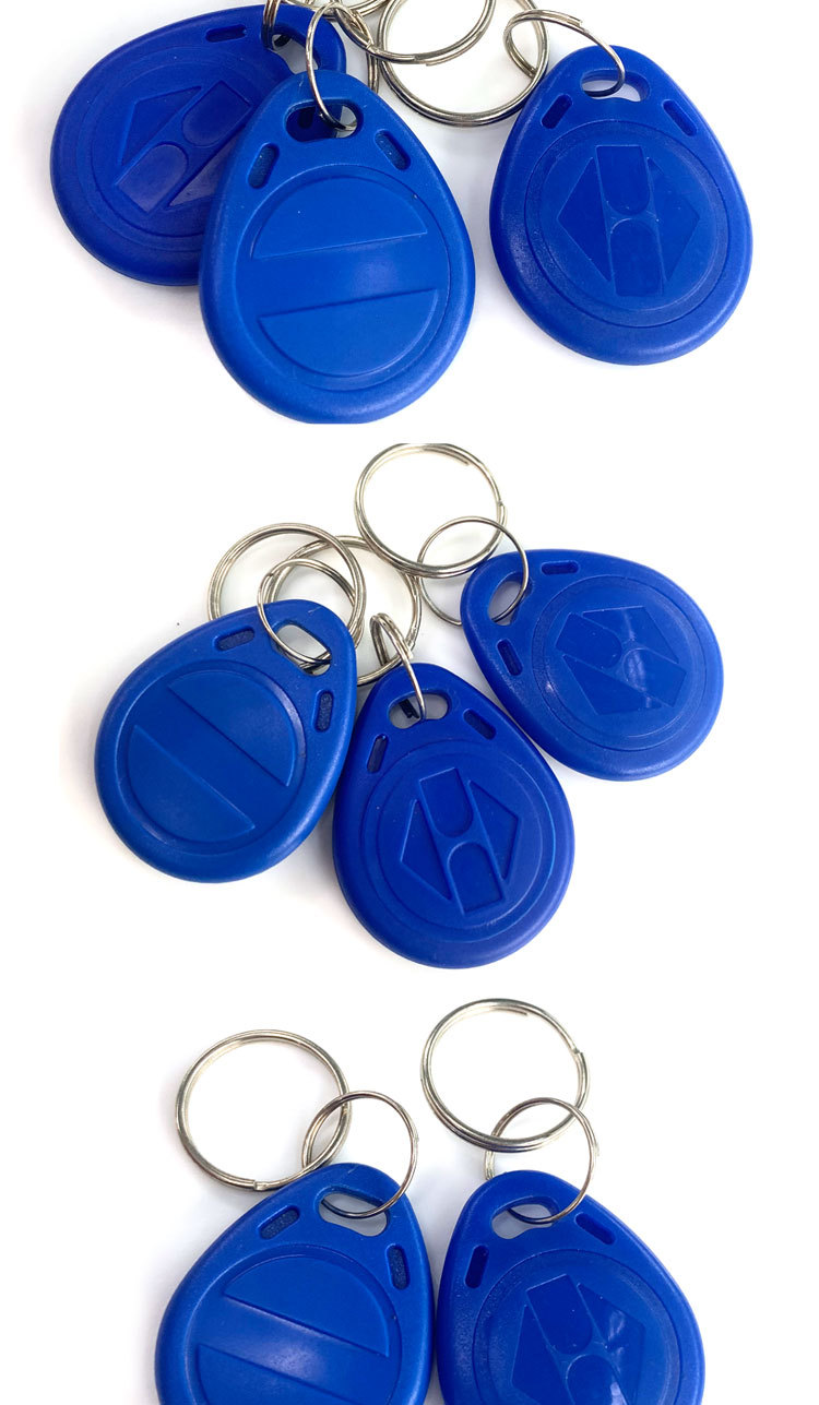 2号5200钥匙扣卡水滴卡可擦写小区门禁配钥id卡兼容t5577复制卡