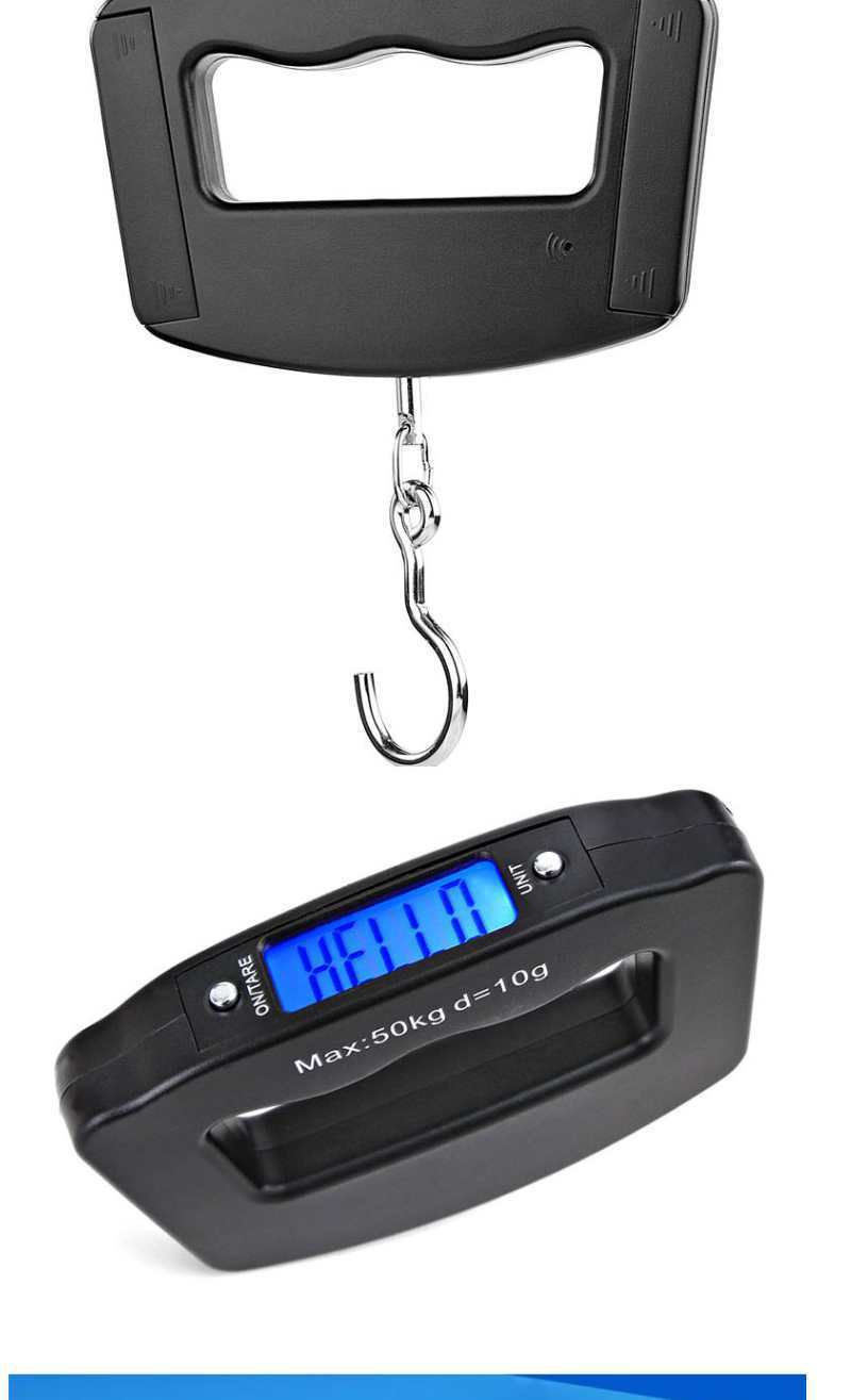 威衡手提秤50kg快递秤行李称家用电子秤便携式弹簧秤买菜称钓鱼秤