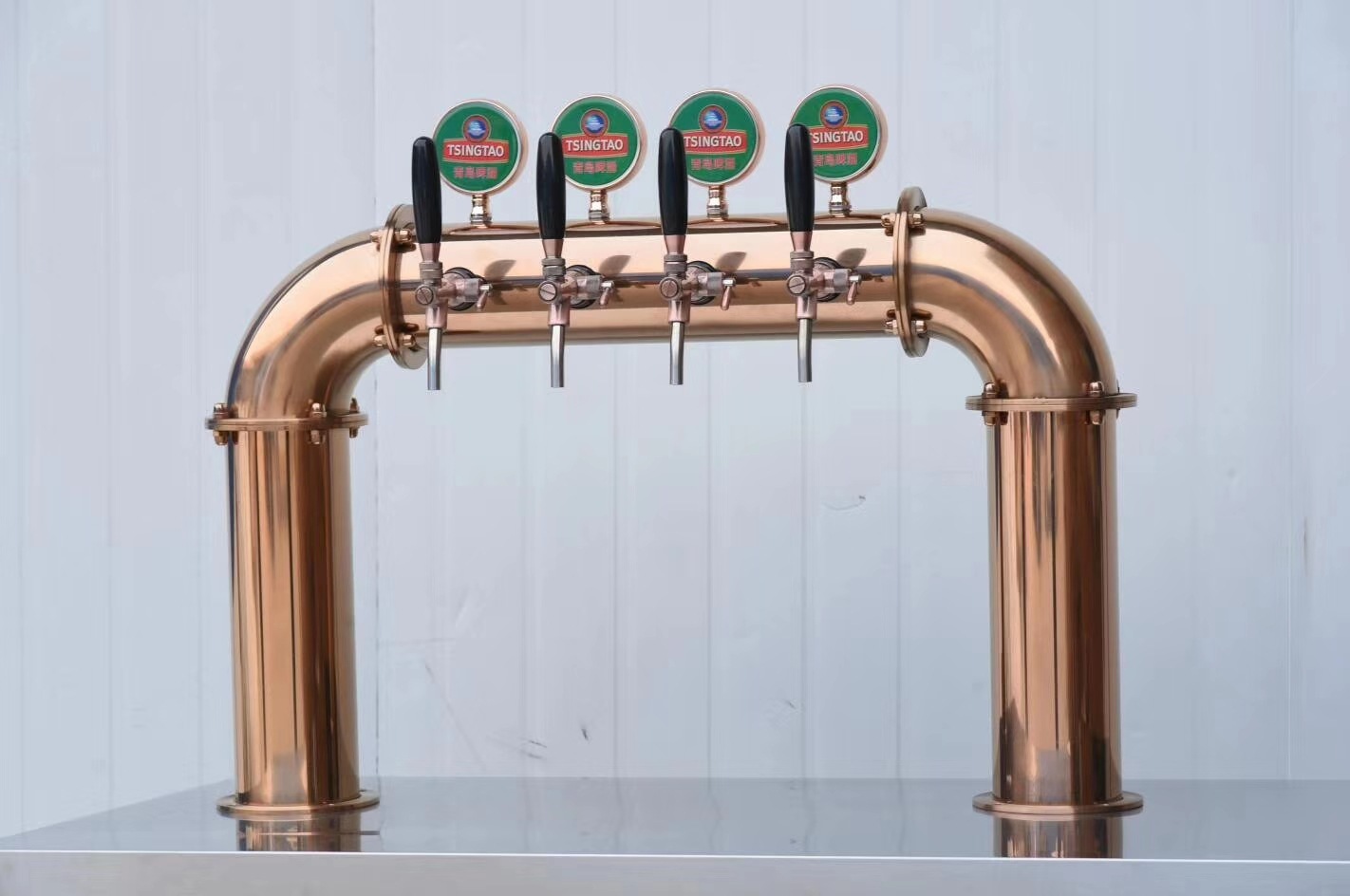 门型四头六头定制扎啤机 新款特大型水冷扎啤机