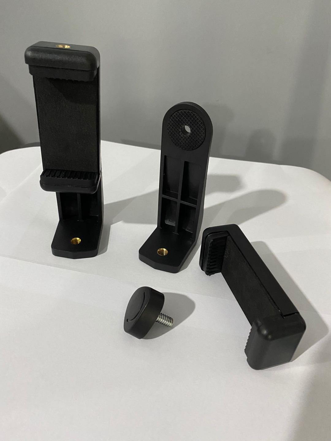 横竖旋转可调手机夹云台自拍杆通用手机固定夹子多角度横拍竖拍夹