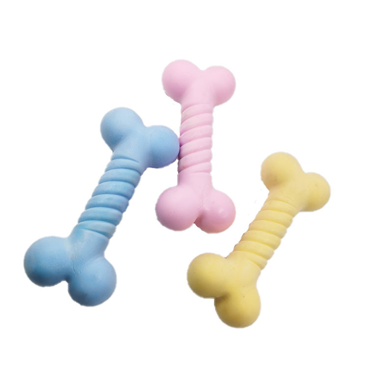 Amazon Dog Toy TPR Foaming Fragrance Bite-Resistant Bone Molar Rod Pet Training Relieving Stuffy Toy Manufacturer