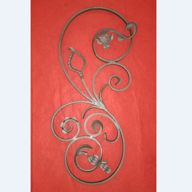 锻造配件 冲压铁艺配件 铁艺大门装饰 铁花 大门花件河北外贸厂家