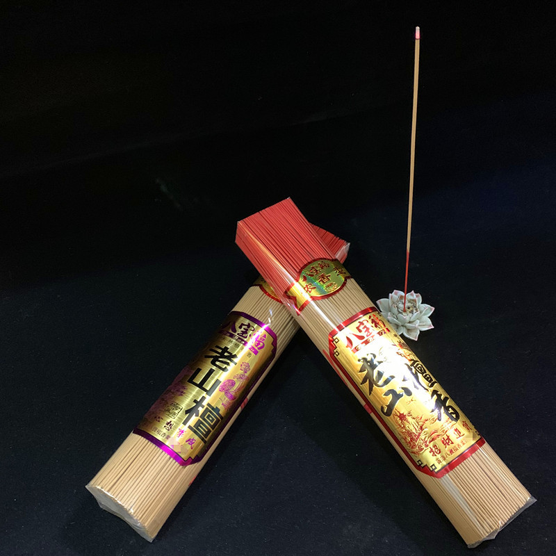 佛香厂家批发无烟老山檀香26-33厘米竹签香供香室内用香佛教用品