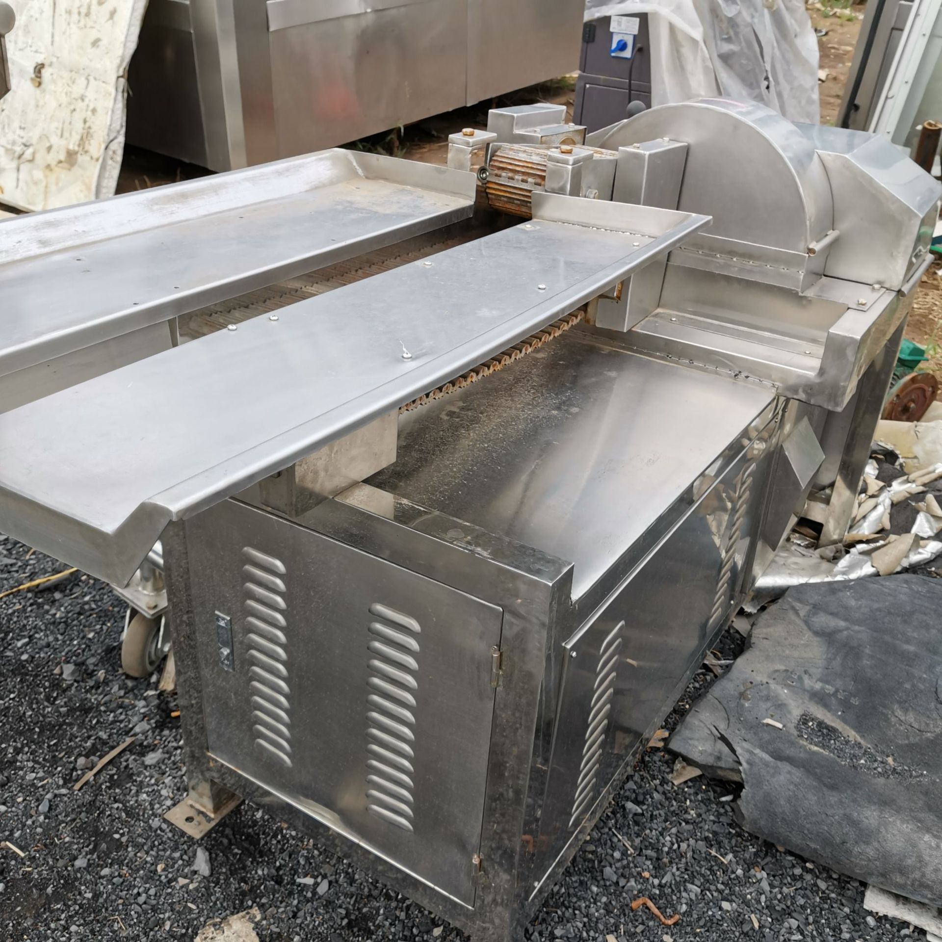 二手切药机zqy-100转盘式切药机剁刀式切药机直切式圆盘切药机