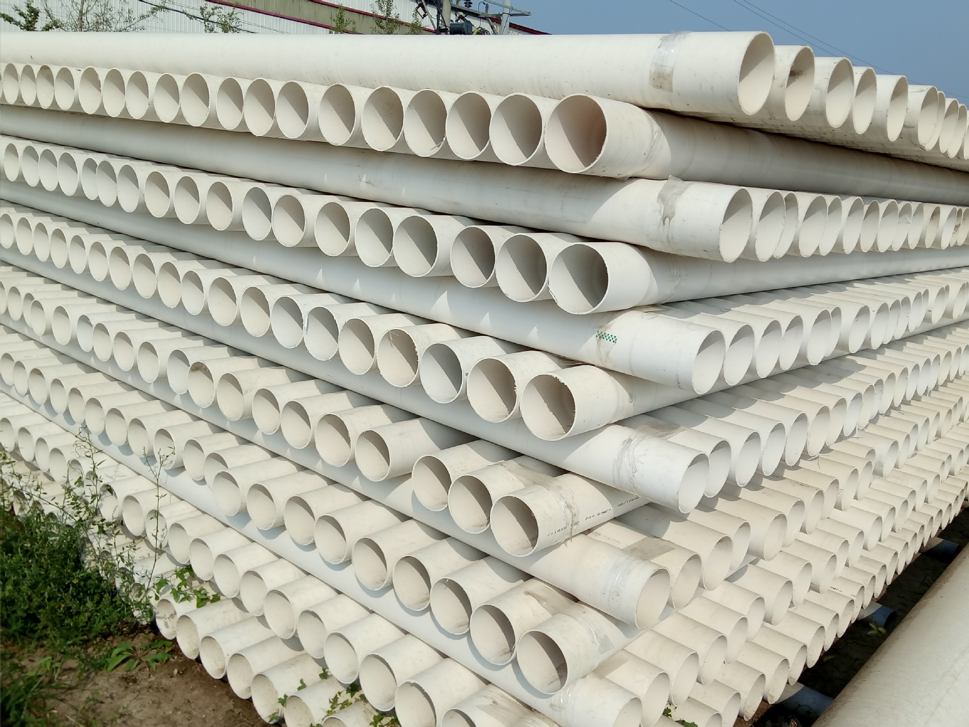 pvc-u给水管160农田给水管白色pvc自来水管园林灌溉输水管规格齐