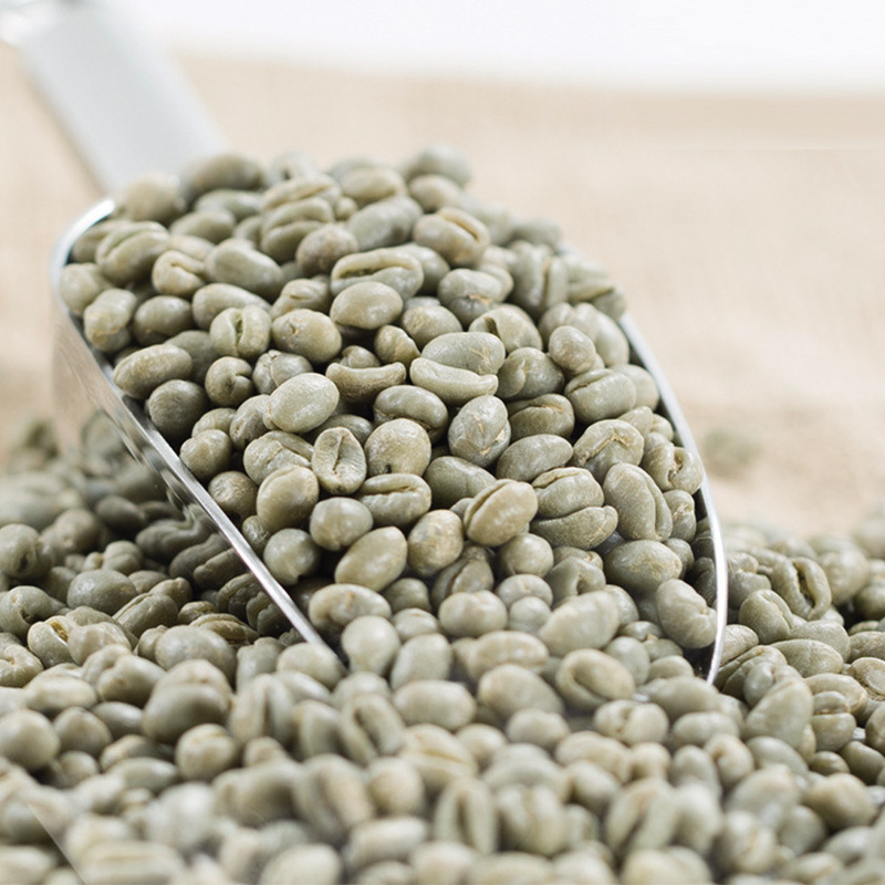 云南小粒咖啡豆 生豆新鲜单品 水洗铁皮卡圆豆1公斤袋装 咖啡生豆