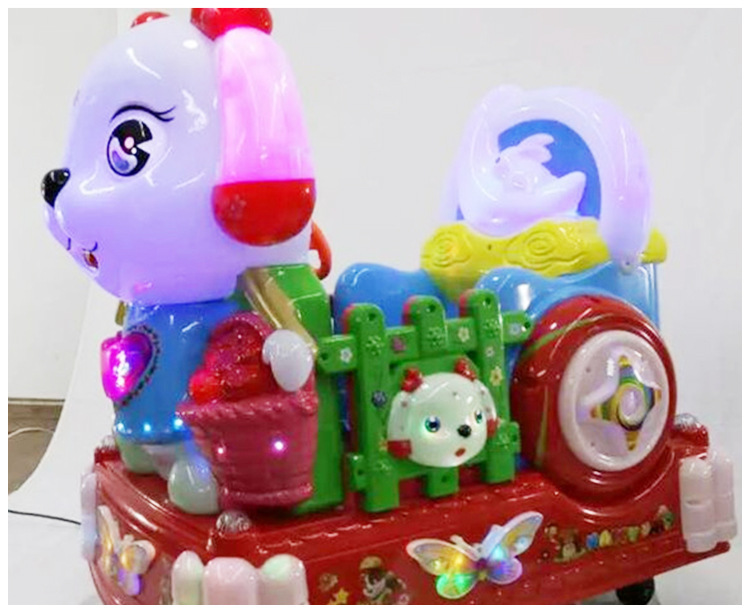 厂家供应2016新款特价儿童电动投币摇摇车画屏摇摆机摇摆车淘气狗