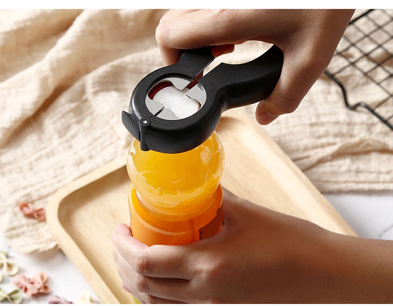 创意旋转拧盖器多功能罐头开瓶神器防滑扭瓶盖家用省力开盖旋盖器