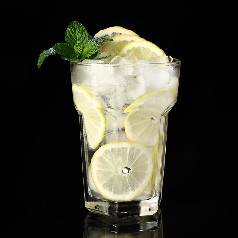 ins风网红莫吉托杯奶茶店创意大容量玻璃杯冷饮杯果汁杯鸡尾酒杯