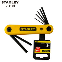 STANLEY史丹利原装7件套公制折叠式内六角扳手1.5-6mm 69-261-23C