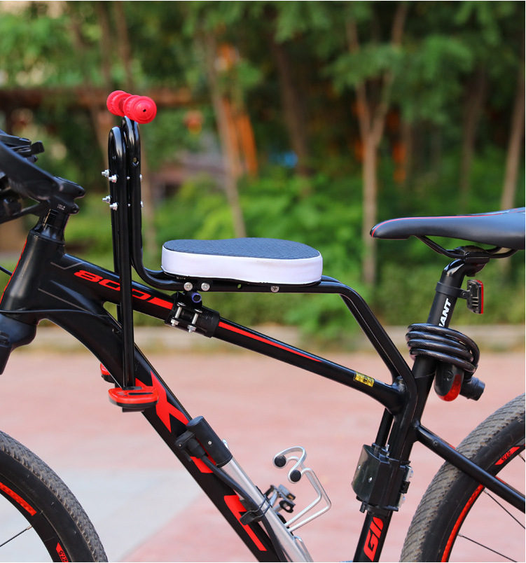 新款自行车儿童座椅山地车前置座椅宝宝放心座椅骑行用品
