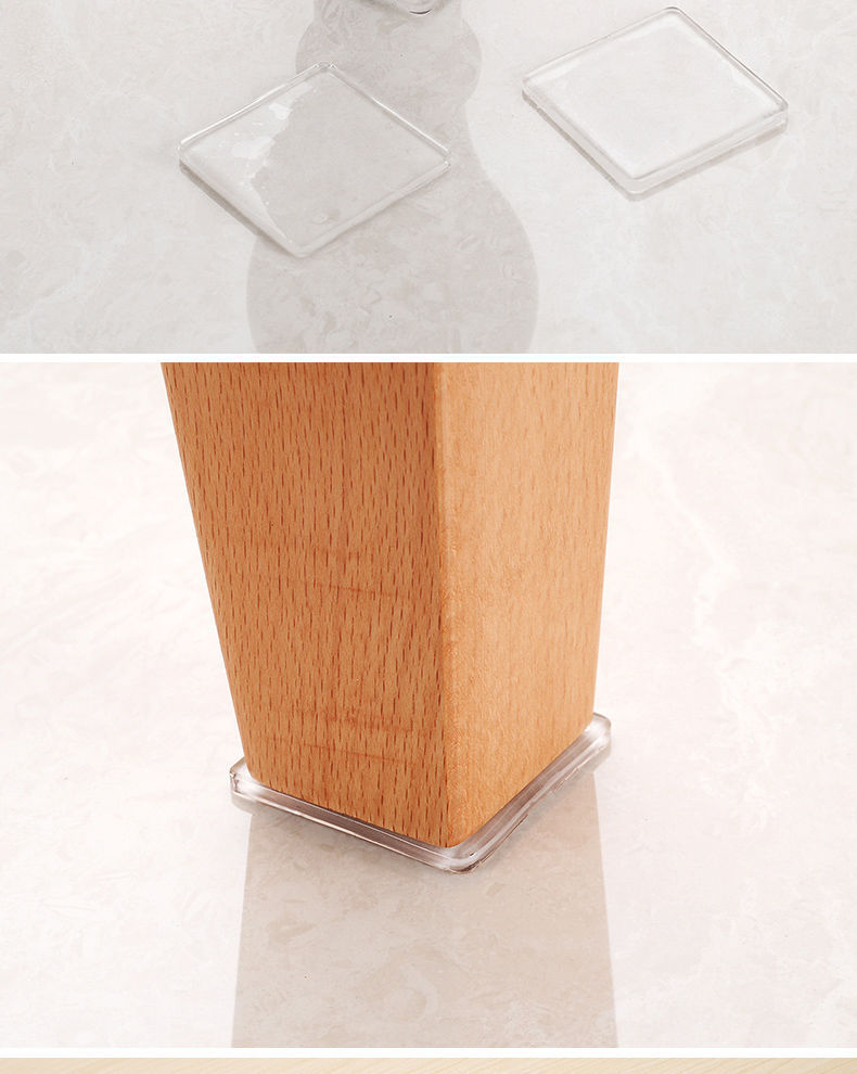 桌椅脚沙发腿床茶几脚垫洗衣机防滑防震 加厚硅胶pu垫 固定防移动